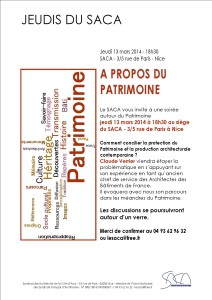 Soirée Patrimoine