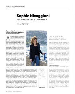 COTE Magazine Avril 2015 - Sophie Nivaggioni
